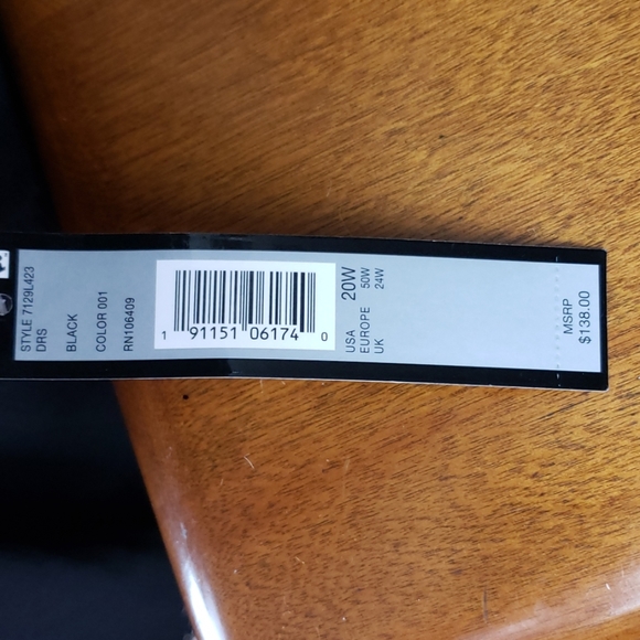 NWT!!! Tahari black off shoulder dress size 20w - Picture 5 of 8